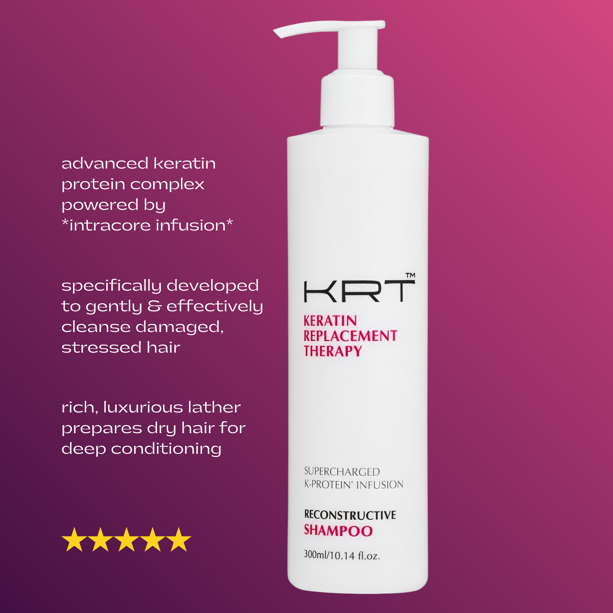 KRT RECONSTRUCTIVE SHAMPOO 300ml – krthair